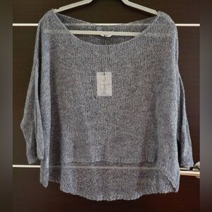 Thin Grey/Blue Sweater New With Tags (one size)